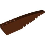 Lego kostka (kostička) 12x3 klín pravý zkosený, červeno hnědá (4501360, 4258081)